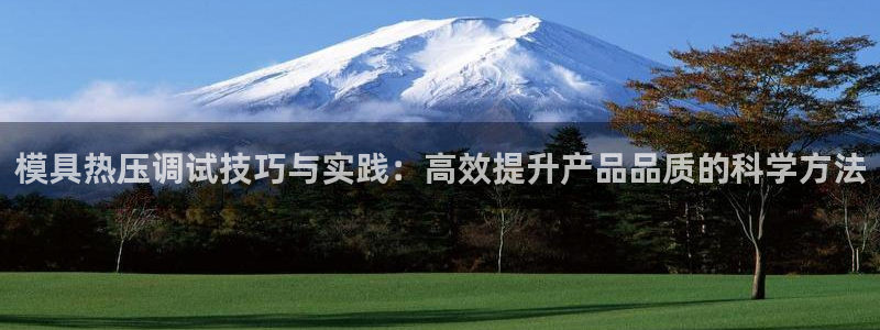 emc易倍电竞:模具热压调试技巧与实践:高效提升产品品质